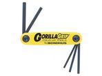 3/16-3/8 inch GorillaGrip egyenesvégű összecsukható imbuszkulcs készlet HF5 - Bondhus - 12585