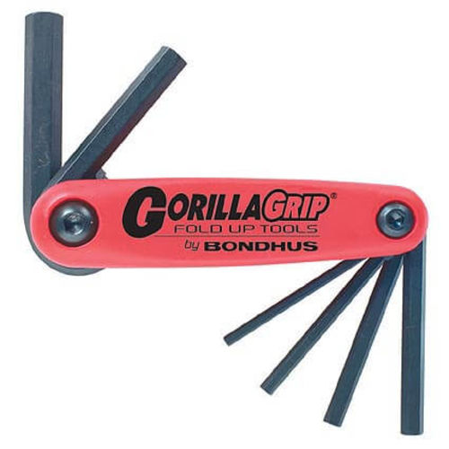 2-8mm GorillaGrip egyenesvégű összecsukható imbuszkulcs készlet HF7M - Bondhus - 12587