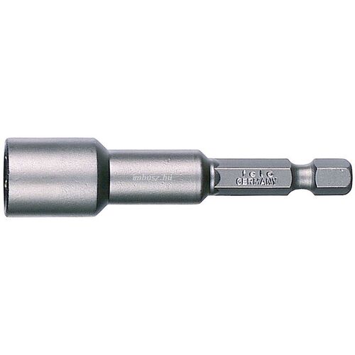 10x66mm hatlapú mágneses csavarbehajtó bit/ dugókulcsos mágneses bitfej E 6,3 1/4 - Felo - 03910010