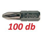 PZ2x25mm PZ bit / Pozidriv bithegy C 6,3 1/4 (100db) - Felo - 02102017